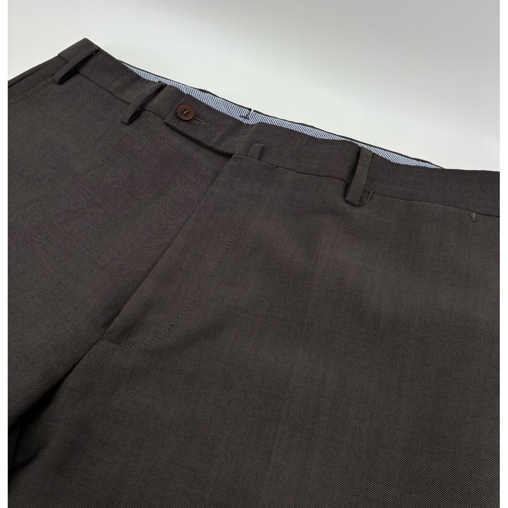 Men's Dress Pants - Dark Brown Classic Fit